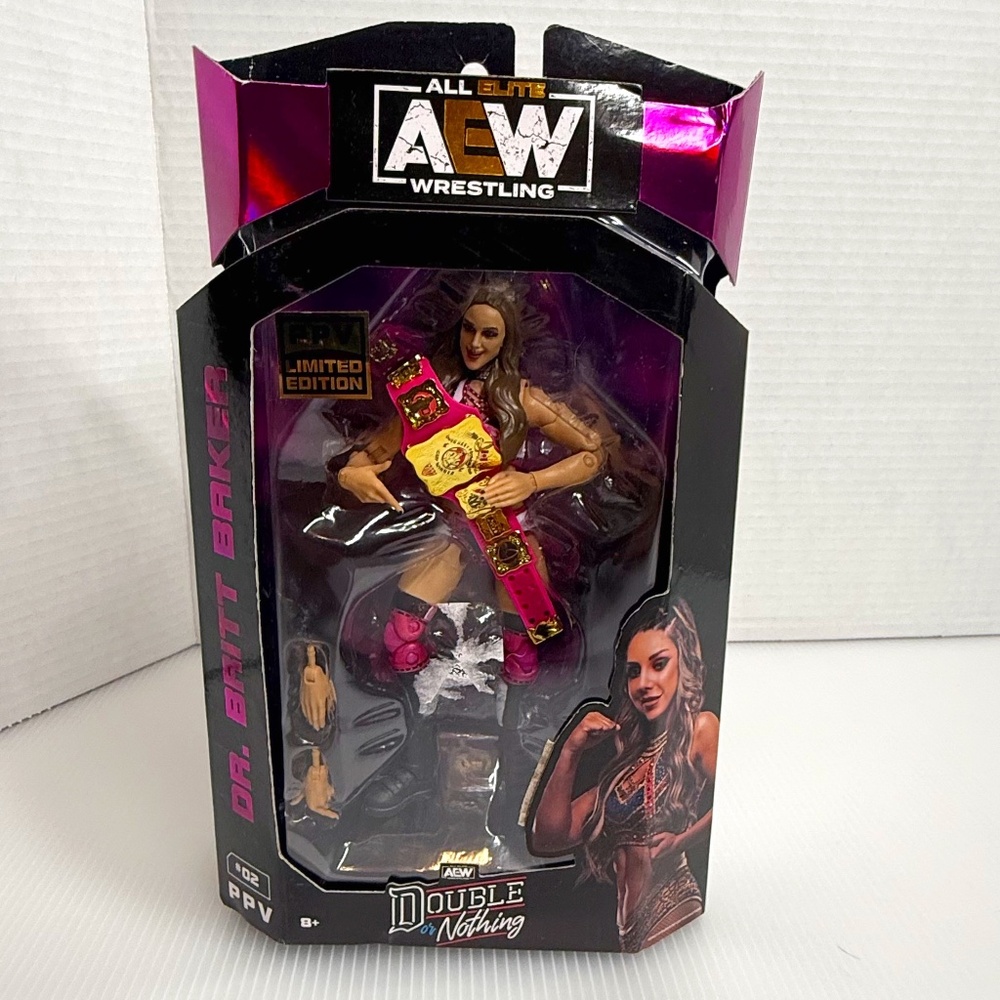 MIB All Elite AEW Wrestling Target Dr. Britt Baker Figure‎ 6" Scale PPV LMTD ED